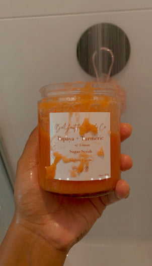 Papaya + Turmeric w/ Lemon Sugar Scrub