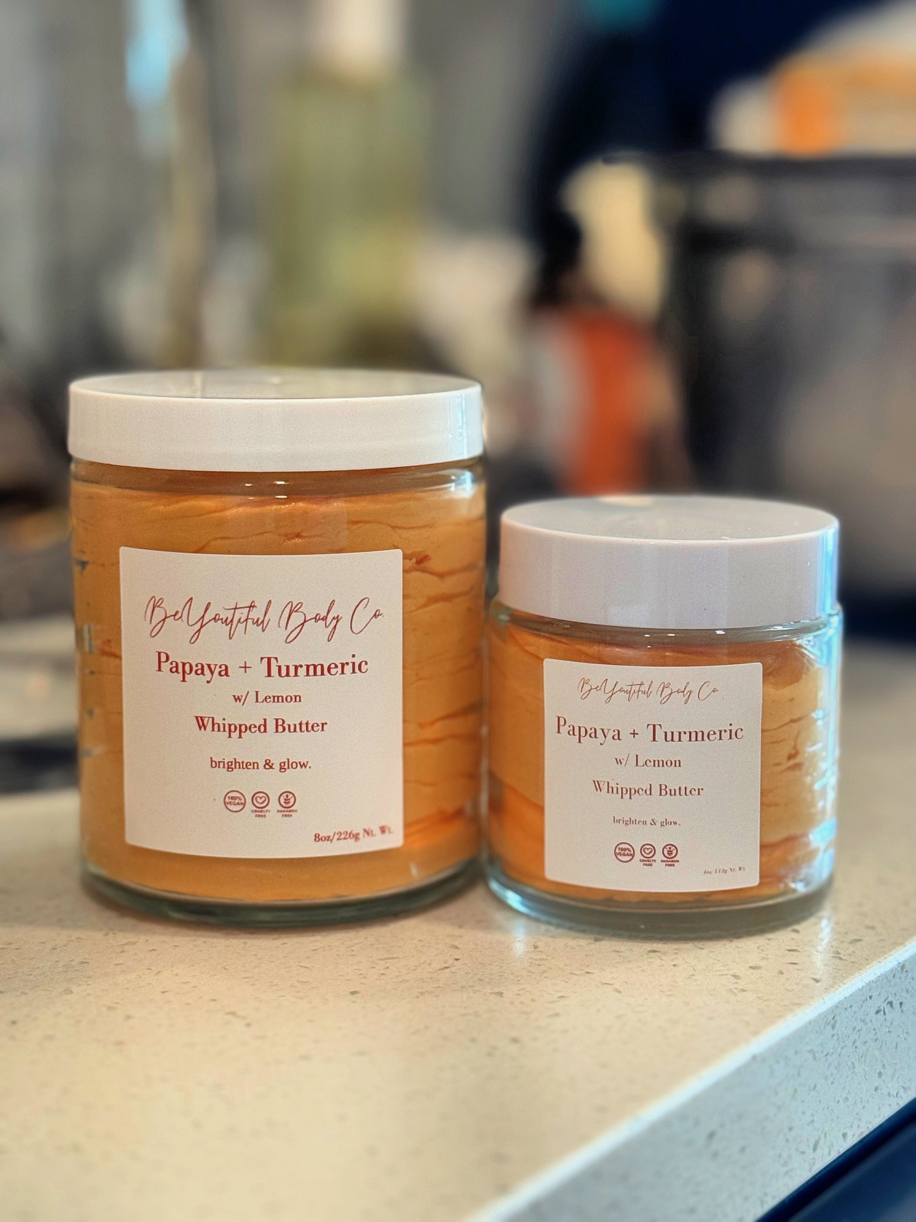Papaya + Turmeric w/ Lemon Whipped Butter