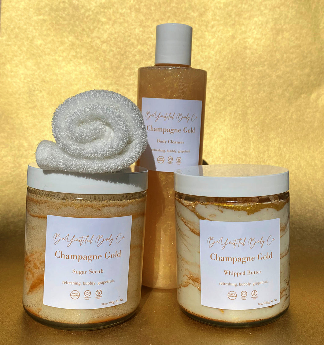 Champagne Gold Body Bundle